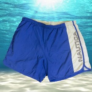 Vintage Nautica Competition Swim Trunks